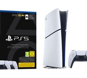 Playstation 5 Slim Digital 825 GB Wi-Fi Sort, Hvid - lillisbutik.com